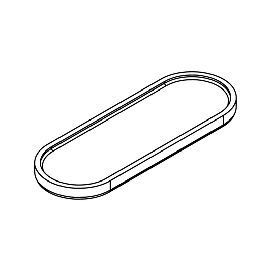 Line drawing of the Nest Obround tray