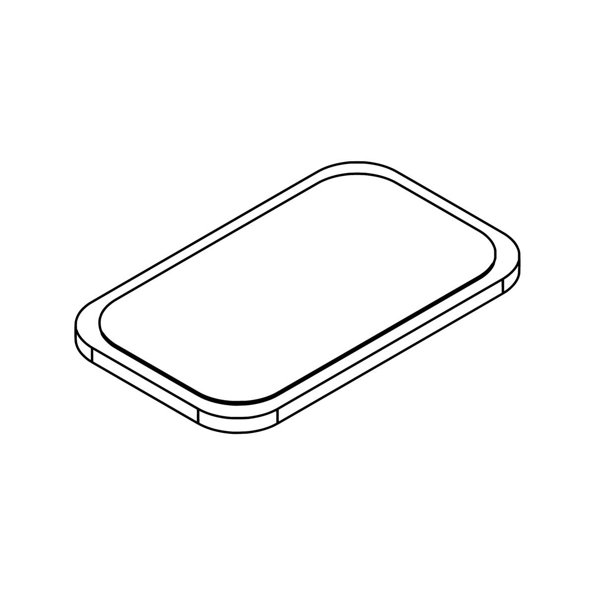 Line drawing of the Premium Steak Board